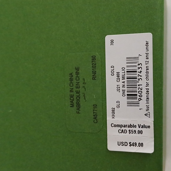 Kate Spade Gold Pendant Necklace - Picture 3 of 4